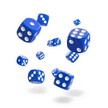 KOCKICE OAKIE DOAKIE DICE D6 DICE 12 MM SOLID - BLUE (36) 
