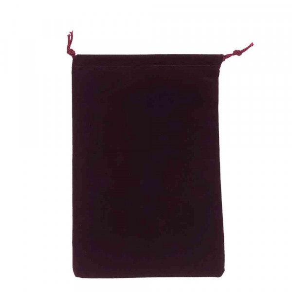 DICE BAG CHESSEX - SUEDECLOTH L - BURGUNDY 