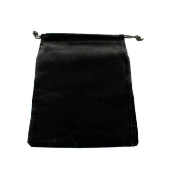 DICE BAG CHESSEX - SUEDECLOTH L - BLACK 