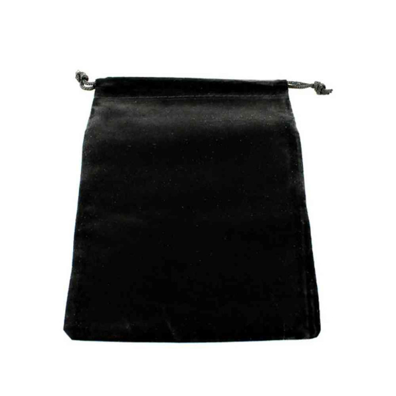 DICE BAG CHESSEX - SUEDECLOTH L - BLACK 