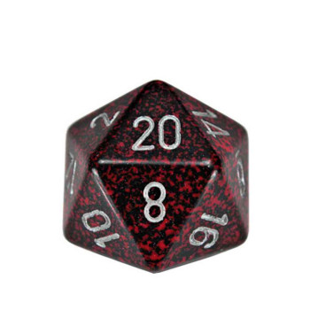 KOCKICE CHESSEX - SPECKLED - SILVER VOLCANO D20 34MM 