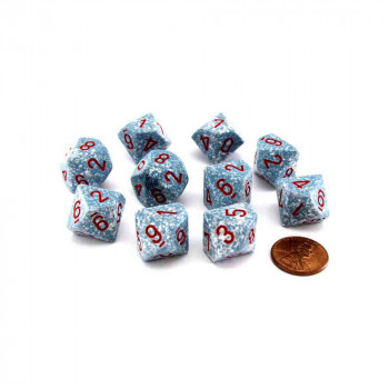 KOCKICE CHESSEX - SPECKLED AIR - RED (10) 