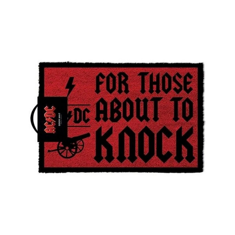 OTIRAČ AC/DC - FOR THOSE WHO KNOCK - DOORMAT 