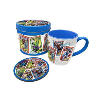 GIFT SET - MARVEL RETRO - ŠOLJA & PODMETAČ 