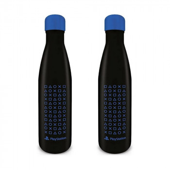 BOCA PLAYSTATION SYMBOL PATTERN - METAL BOTTLE 