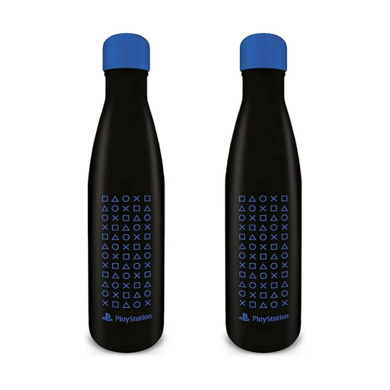 BOCA PLAYSTATION SYMBOL PATTERN - METAL BOTTLE 