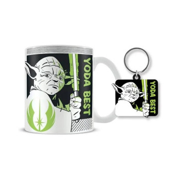 GIFT SET - STAR WARS - YODA BEST - ŠOLJA & PRIVEZAK 
