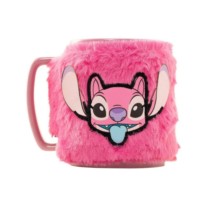 ČUPAVA ŠOLJA LILO & STITCH - ANGEL - FUZZY MUG 