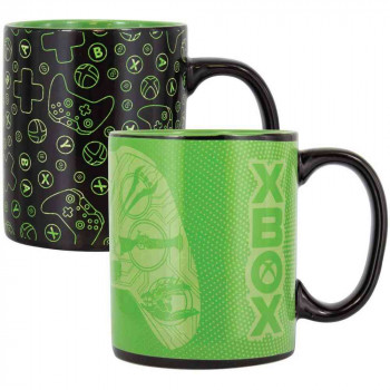 SOLJA XBOX HEAT CHANGE MUG GAMEPAD LOGO 