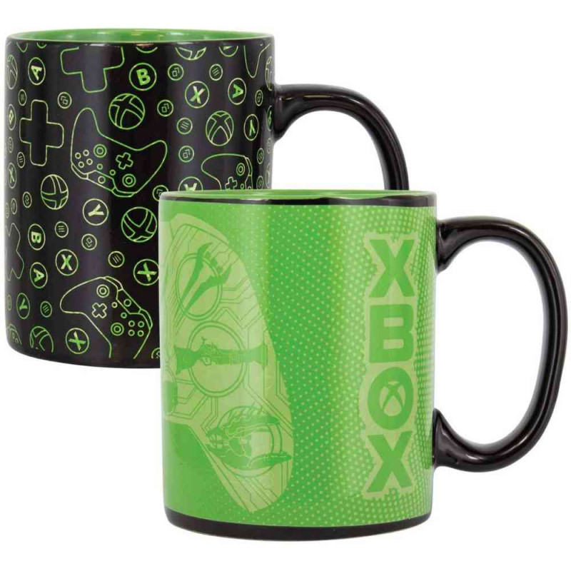 SOLJA XBOX HEAT CHANGE MUG GAMEPAD LOGO 