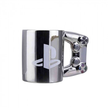 SOLJA PALADONE PLAYSTATION DS4 - 4TH GEN CONTROLLER MUG - SILVER 