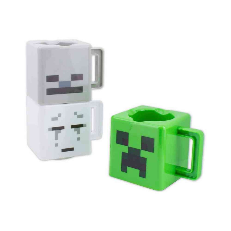 SOLJA PALADONE MINECRAFT - SET OF 3 STACKING MUGS