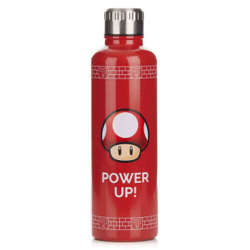 BOCA PALADONE SUPER MARIO - POWER UP - METAL WATER BOTTLE 