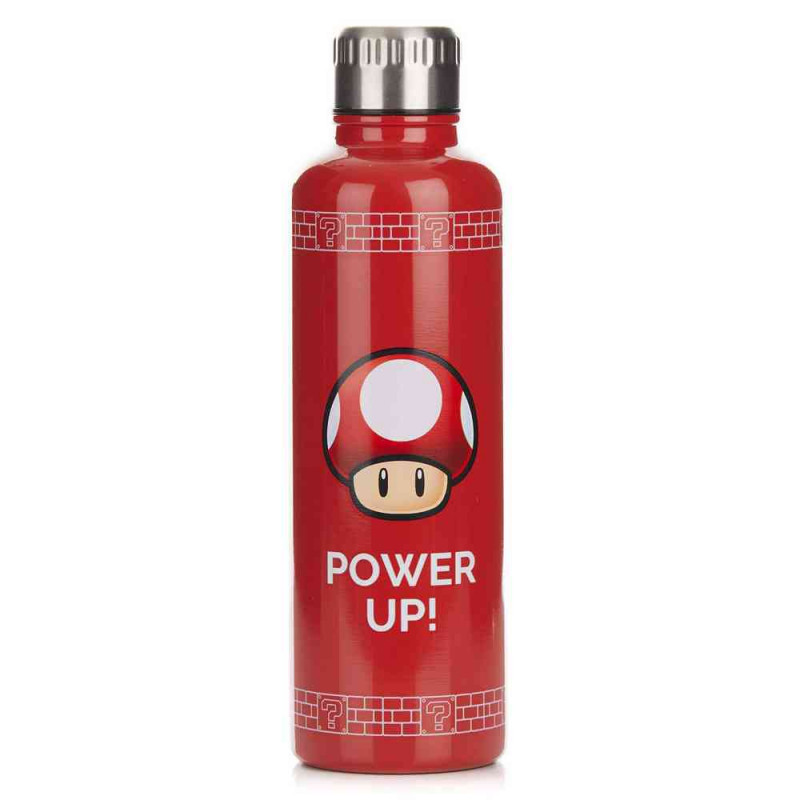 BOCA PALADONE SUPER MARIO - POWER UP - METAL WATER BOTTLE 