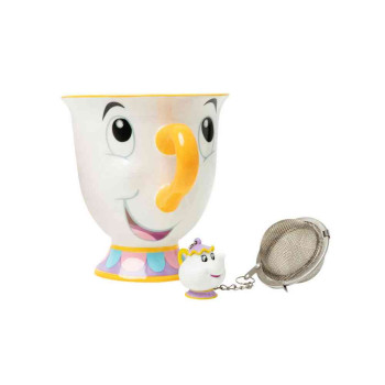 SOLJA PALADONE - BEAUTY AND THE BEAST - CHIP MUG & MRS POTTS TEA INFUSER 