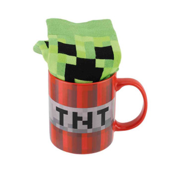 SET PALADONE MUG AND SOCKS - MINECRAFT 