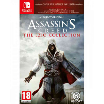 SWITCH ASSASSINS CREED  THE EZIO COLLECTION  CODE IN A BOX 