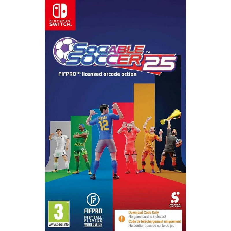SWITCH SOCIABLE SOCCER 2025 - CODE IN A BOX 