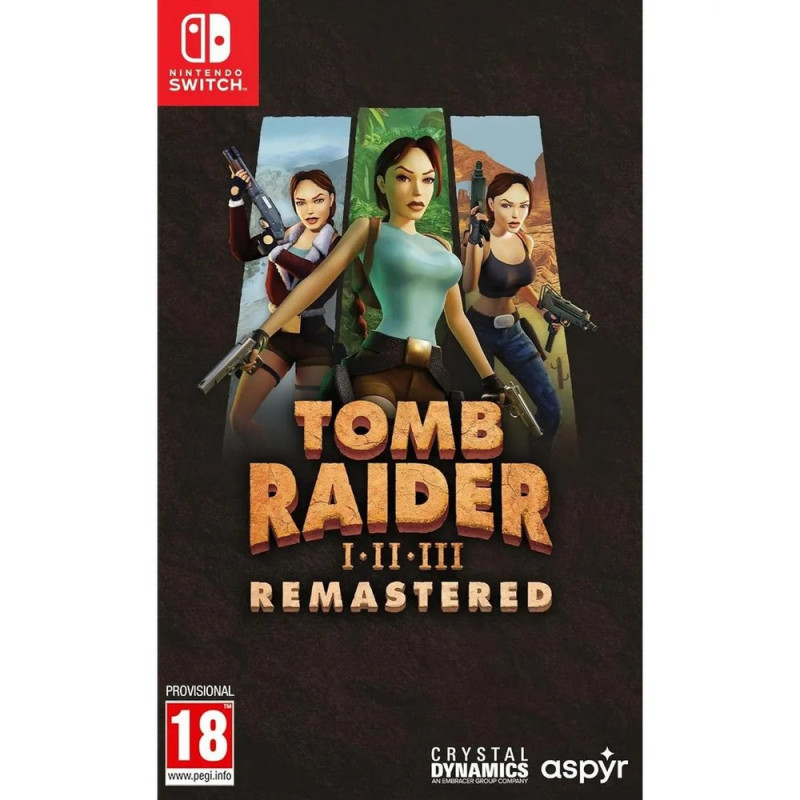SWITCH TOMB RAIDER I-III REMASTERED STARRING LARA CROFT 