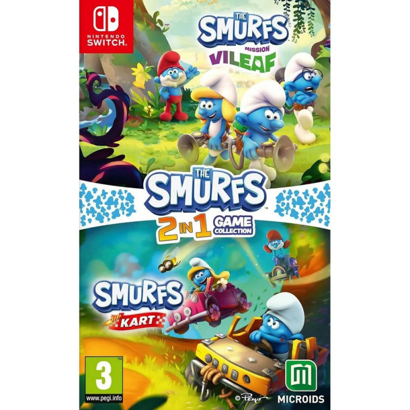 SWITCH THE SMURFS - 2 IN 1 GAME COLLECTION - MISSION VILEAF + KART 