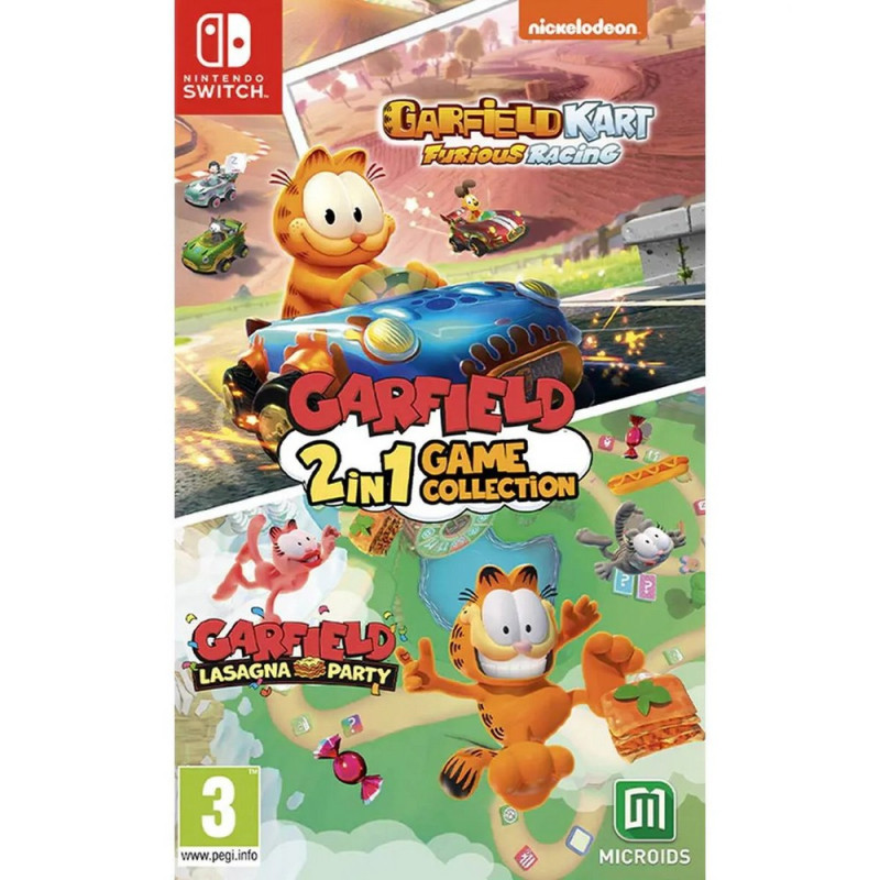 SWITCH GARFIELD - 2 IN 1 COLLECTION - LASAGNA WORLD TOUR + KART 