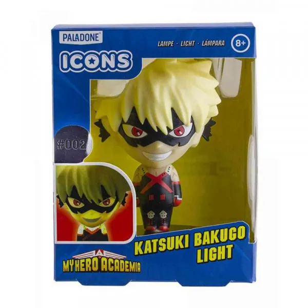 LAMPA MY HERO ACADEMIA KATSUKI BAKUGO LIGHT PALADONE 