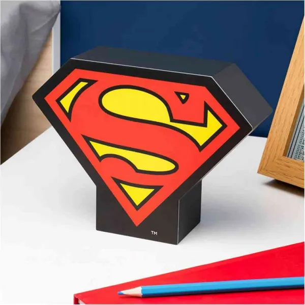 LAMPA DC COMICS SUPERMAN BOX LIGHT PALADONE 