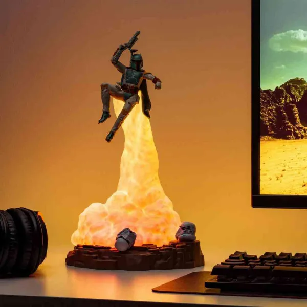 LAMPA STAR WARS BOBA FETT DIORAMA LIGHT PALADONE 