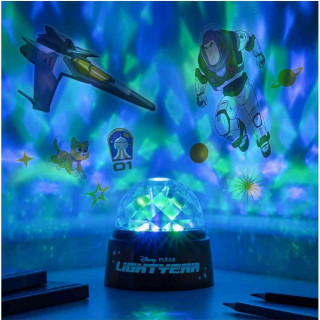 LAMPA DISNEY BUZZ LIGHTYEAR PROJECTION LIGHT & WALL DECALS PALADONE 