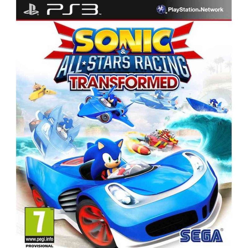 PS3 SONIC & ALL STARS RACING TRANSFORMED 
