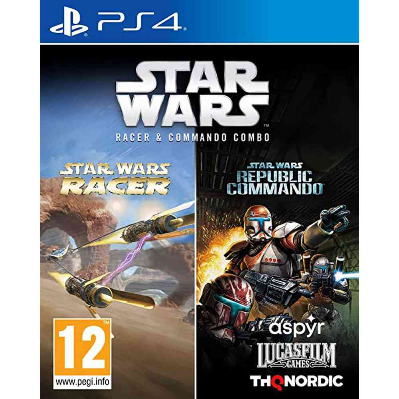 PS4 STAR WARS RACER AND REPUBLIC COMMANDO COMBO 