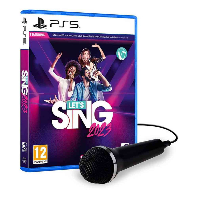 PS5 LETS SING 2023 AND 1 MIKROFON 