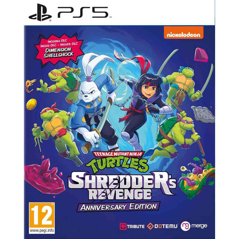 PS5 TEENAGE MUTANT NINJA TURTLES  SHREDDERS REVENGE  ANNIVERSARY EDITION 