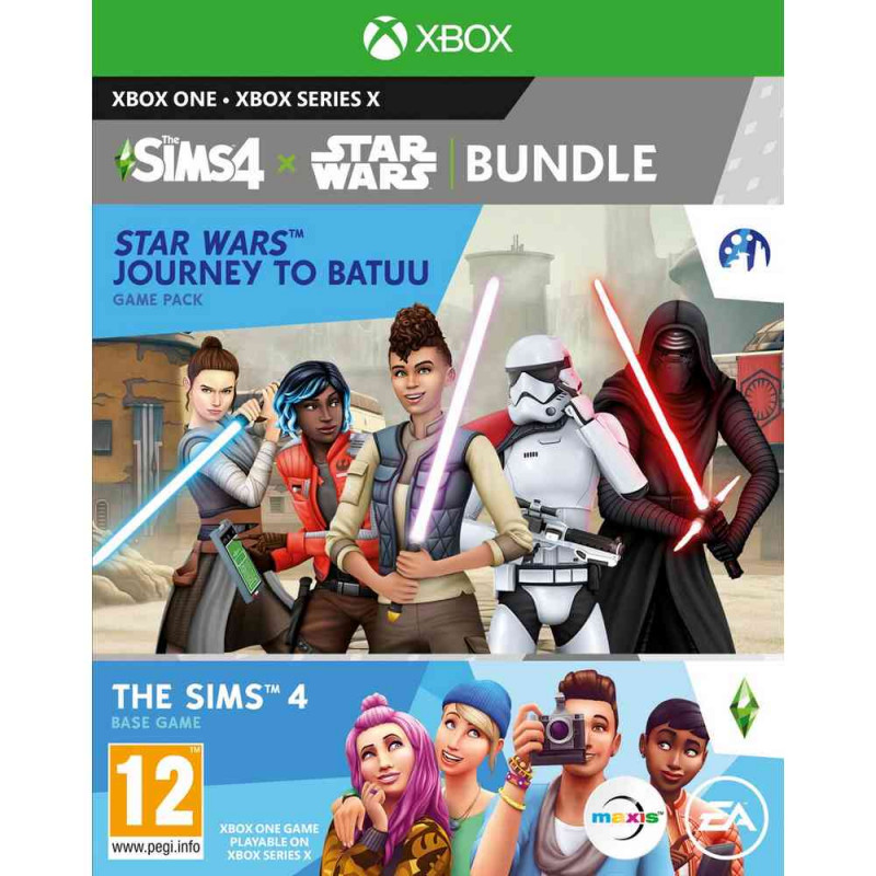 XBOX ONE THE SIMS 4 + STAR WARS JOURNEY TO BATUU 