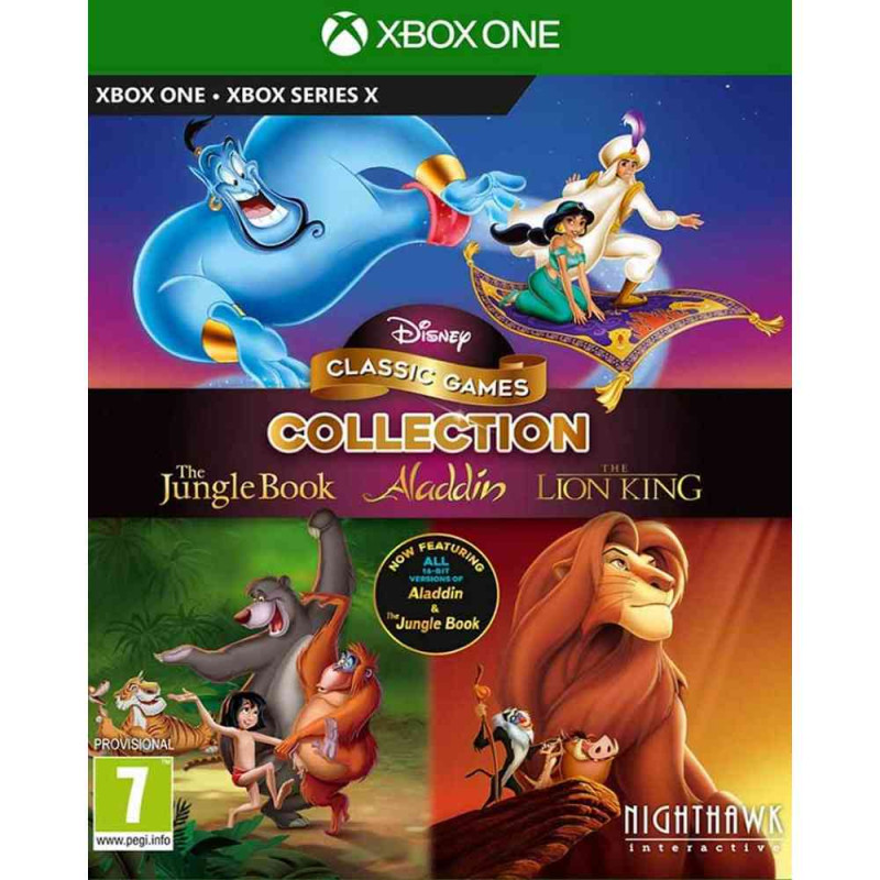 XBOX ONE DISNEY CLASSIC GAMES - COLLECTION - THE JUNGLE BOOK, ALADDIN & THE LION 