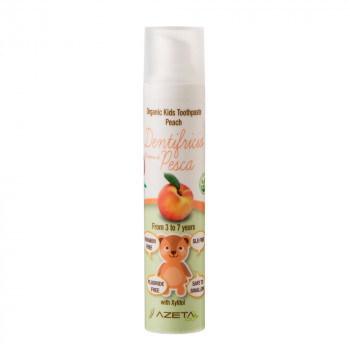 AZETA BIO ORGANSKA PASTA ZA ZUBE BRESKVA 50ML 