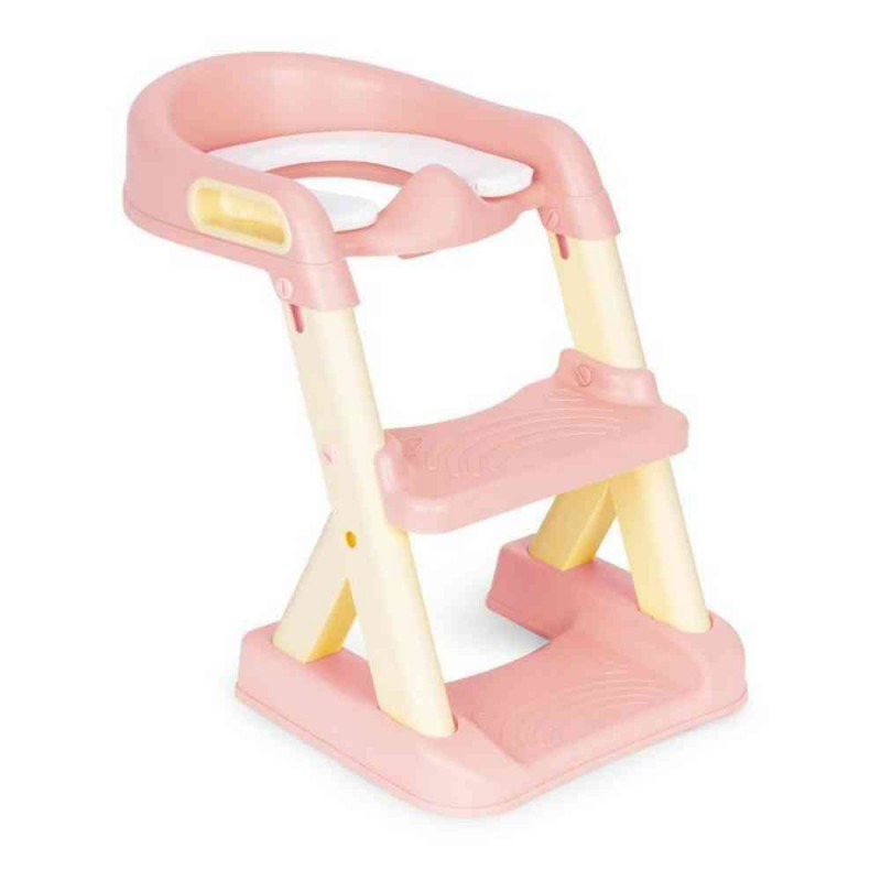 ADAPTER ZA WC ŠOLJU ZA DECU SA STEPENIKOM ECOTOYS PINK 
