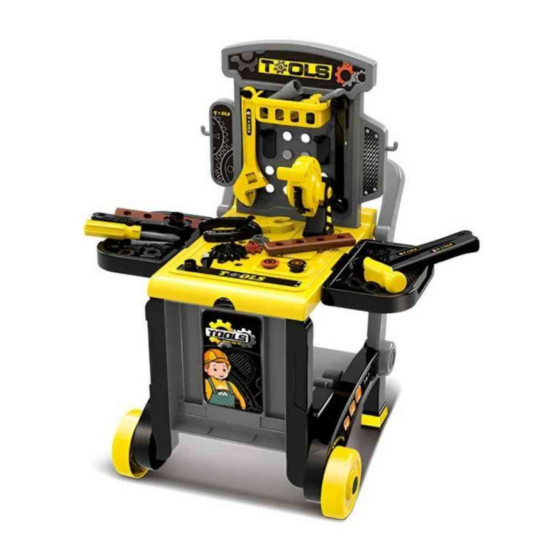 MAJSTORSKA RADIONICA ZA DECU SA ALATIMA 3U1 SKLOPIVA ECOTOYS 