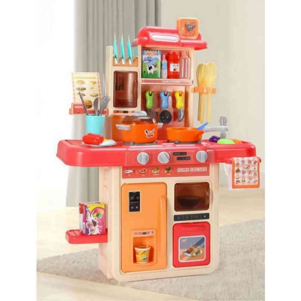 DEČIJA KUHINJA SOUNDS LED WATER WITH STEAM GENERATOR PINK  42EL 