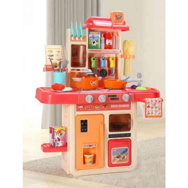 DEČIJA KUHINJA SOUNDS LED WATER WITH STEAM GENERATOR PINK  42EL 