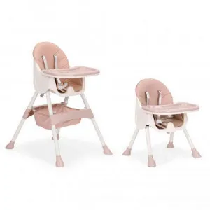 STOLICA ZA HRANJENJE 2U1 ECOTOYS PINKWHITE