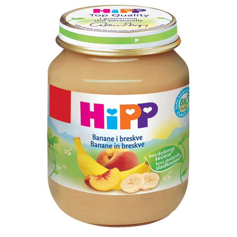 HIPP BANANA I BRESKVA 125G 4M