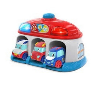 TINY TEAMSTERZ RESCUE HQ + 3 CARS SET 