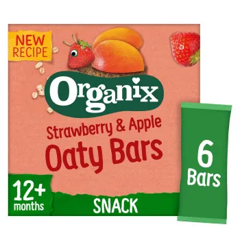 ORGANSKE MEKANI OVSENI BAR – JAGODA I JABUKA (12M+) 23G 5+1 GRATIS PAKET