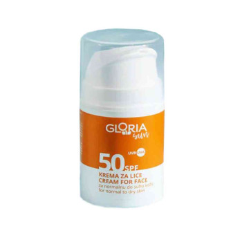 GLORIA KREMA ZA LICE SPF 50 ZA NORMALNU DO SUVU KOŽU 