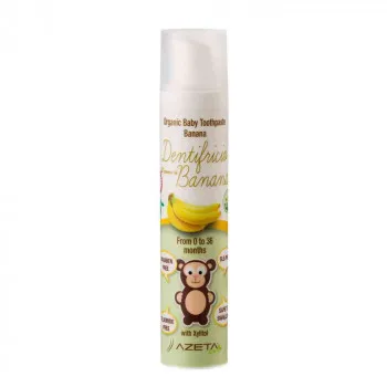 AZETA BIO ORGANSKA PASTA ZA ZUBE BANANA 0-36M 50ML 