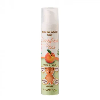 AZETA BIO ORGANSKA PASTA ZA ZUBE BRESKVA 3-7G 50ML 