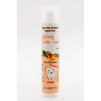 AZETA BIO ORGANSKA PASTA PASTA ZA ZUBE TROPSKO VOĆE 2-9G 50ML 