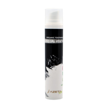 AZETA BIO ORGANSKA PASTA ZA ZUBE ZA ODRASLE – BILJNI AKTIVNI UGALJ, 50ML 