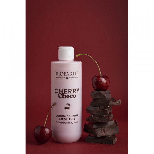 BIOEARTH GEL ZA TUŠIRANJE SA PRIRODNIM SKRABOM - TREŠNJA/ČOKO 250 ML 